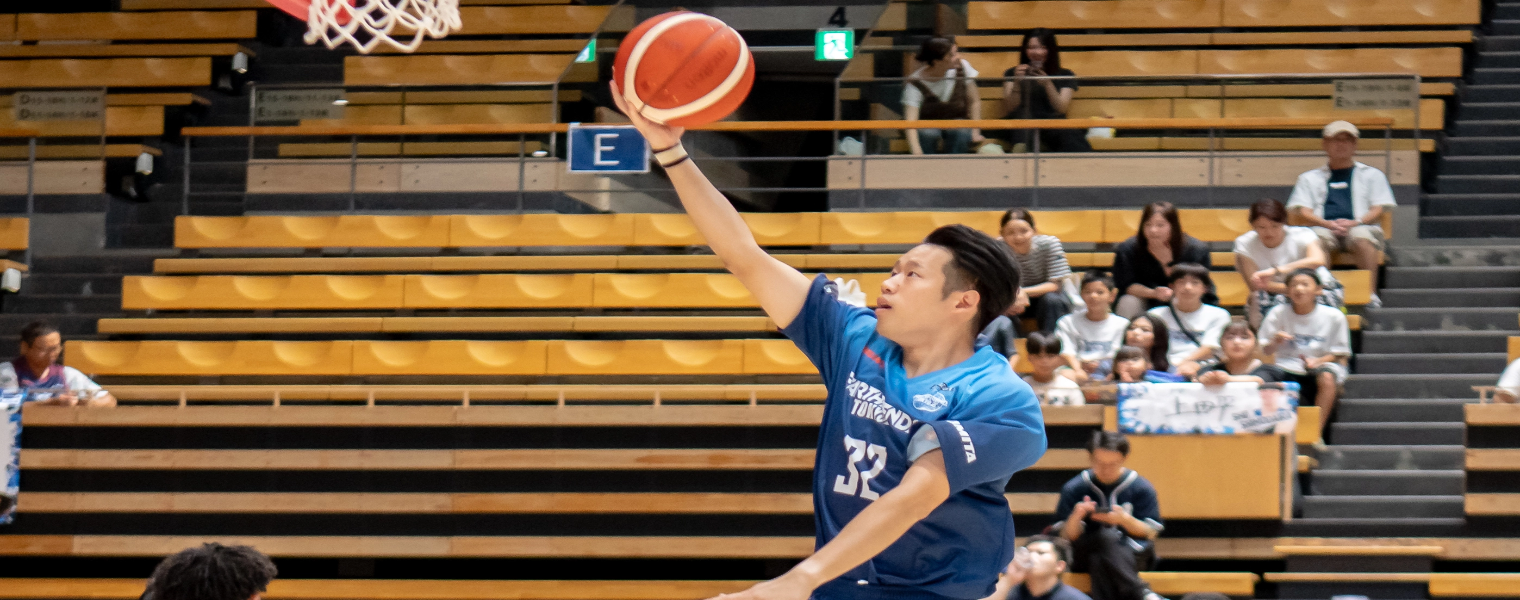 バスケットボールで世界を目指す野口龍太郎