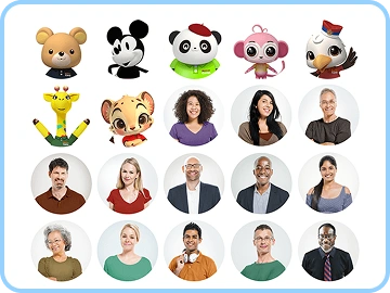 オンライン英会話講師を選ぶ画面のイメージ