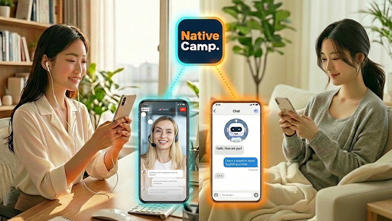 アプリで手軽にオンライン英会話