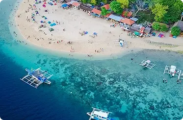 フィリピンの海岸風景