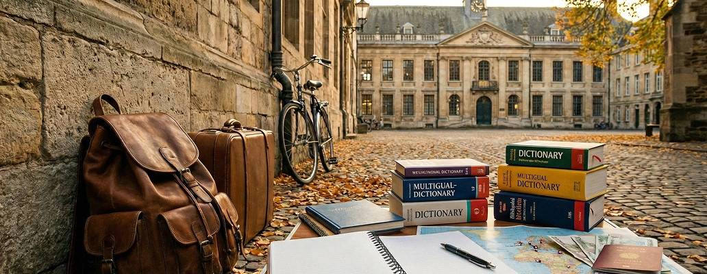 海外の街並みと留学先の生活環境を表す風景