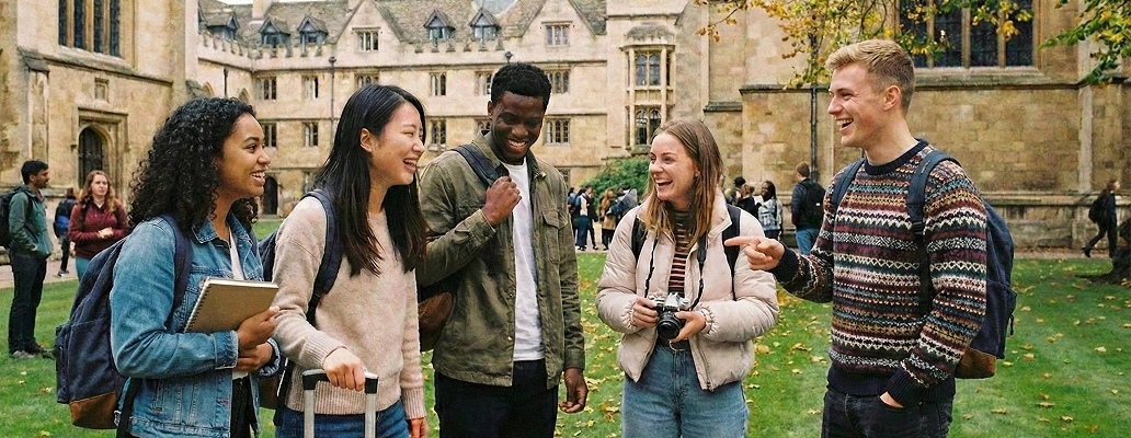 フィリピン留学中に現地の街を散策する留学生の様子