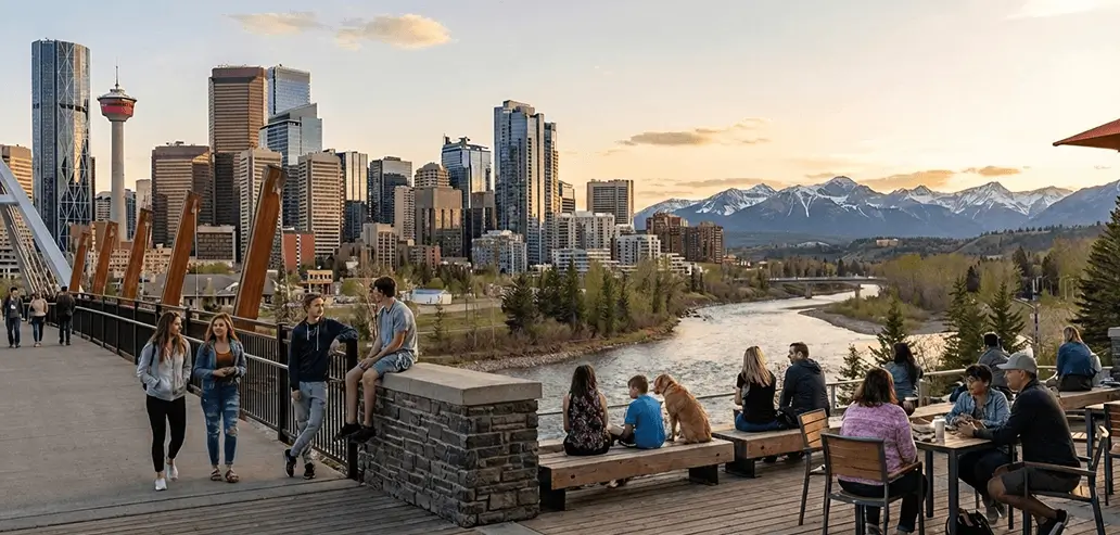 カルガリーの街の雰囲気