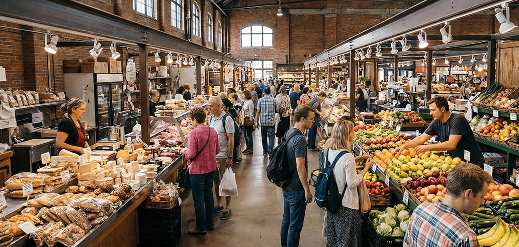カナダの街並み