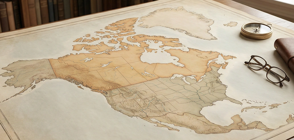 カナダの自然風景