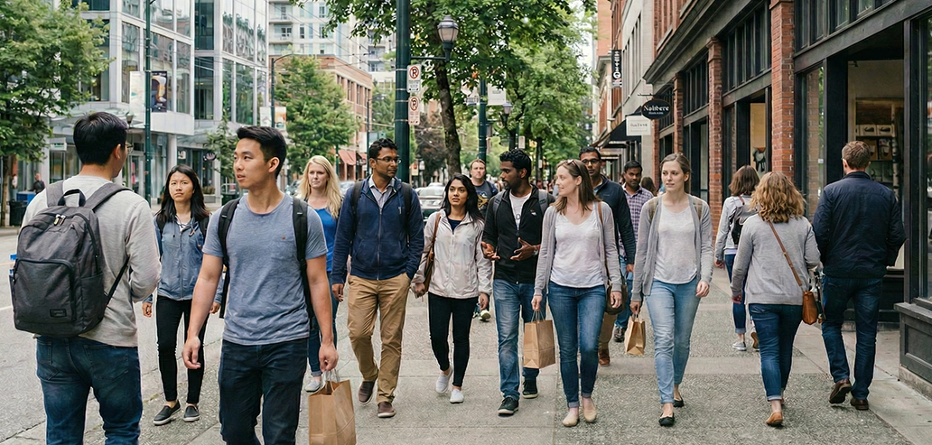カナダの街並み風景