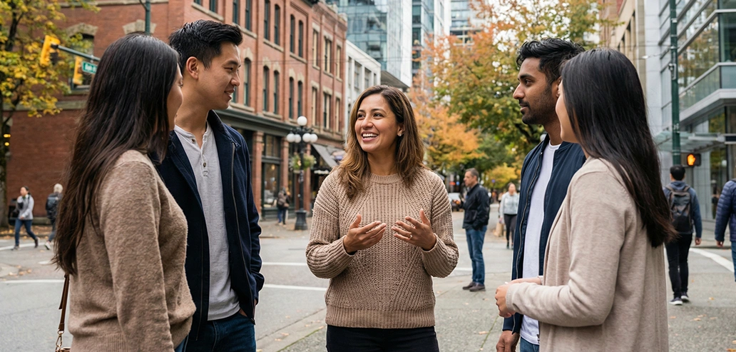 カナダの都市と自然の風景