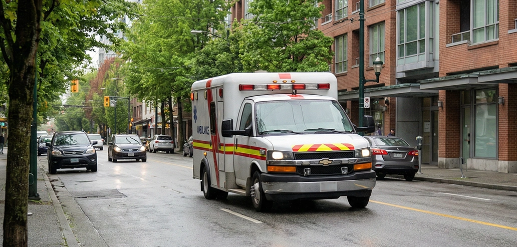 カナダの病院での診療の様子