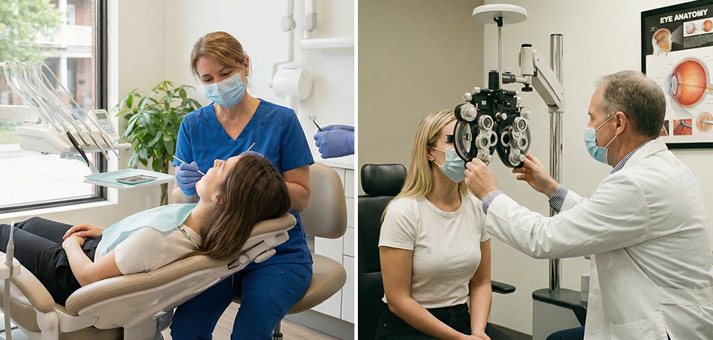 カナダの歯科クリニックの様子