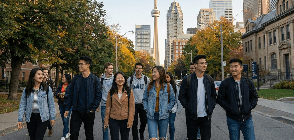 カナダの都市選びと学校選びイメージ写真