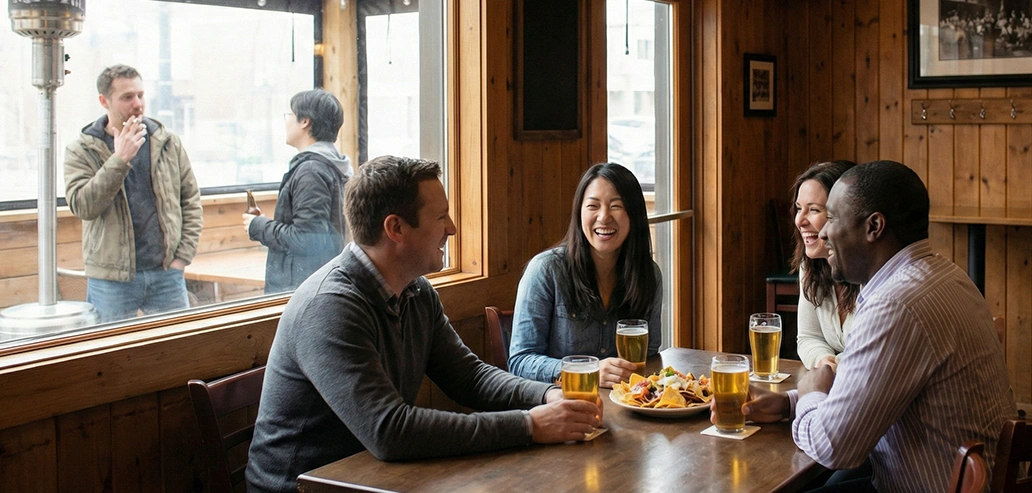 カナダの文化的な街並み