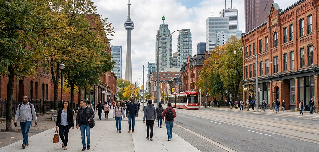 カナダの主要都市の街並み