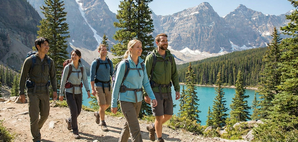 夏のアウトドア活動の写真