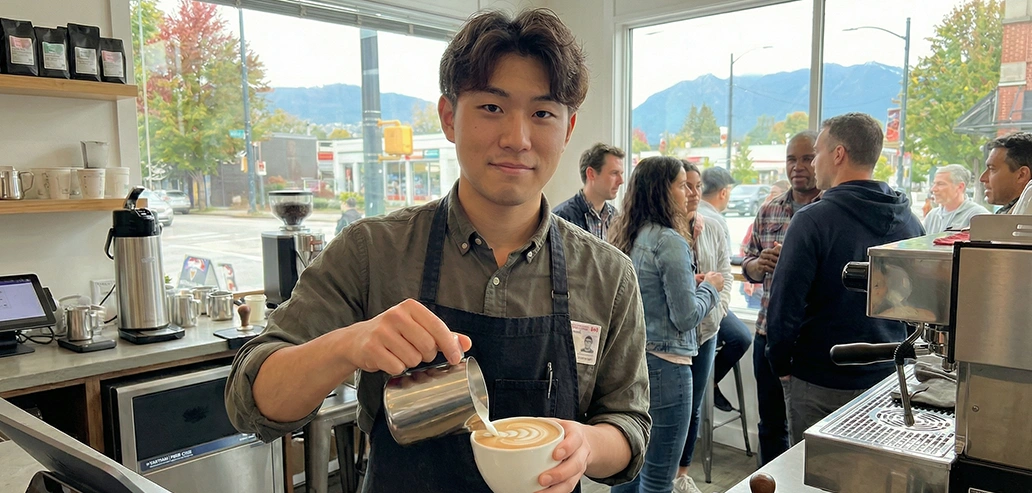 カナダで働く留学生のイメージ写真