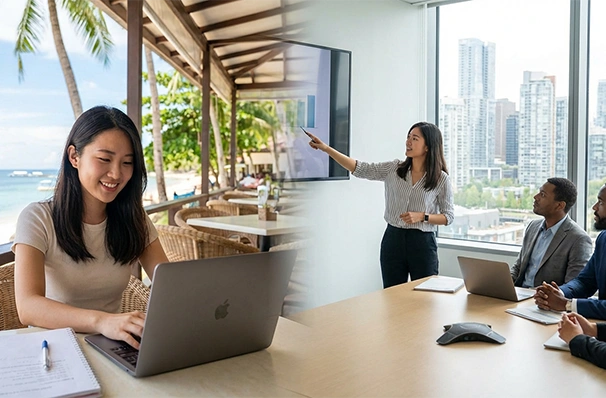 カナダと他国を組み合わせた2カ国留学のイメージ