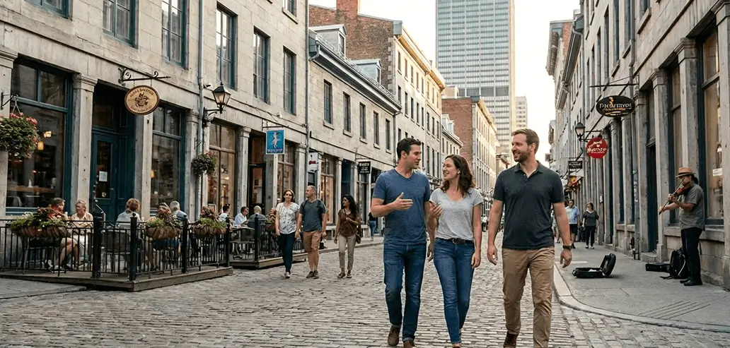 モントリオールの街の雰囲気