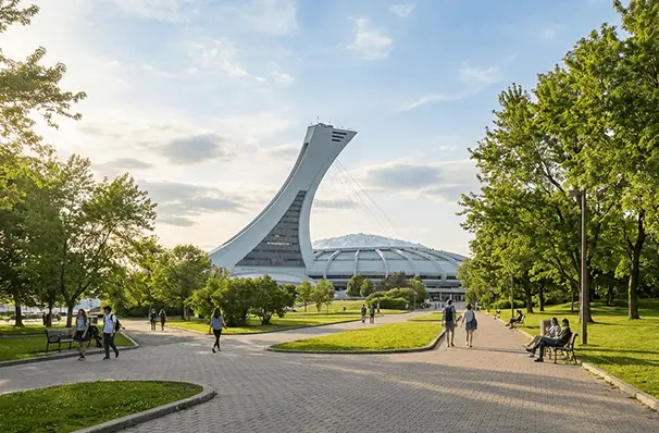 モントリオールのオリンピック公園の外観