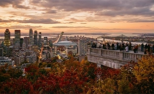 モントリオールの街並み