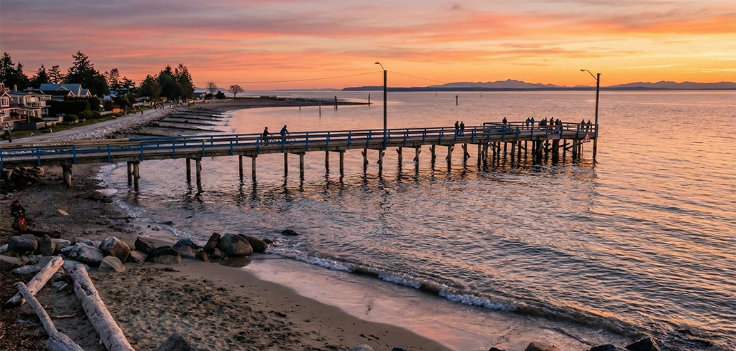 クレセントビーチの風景