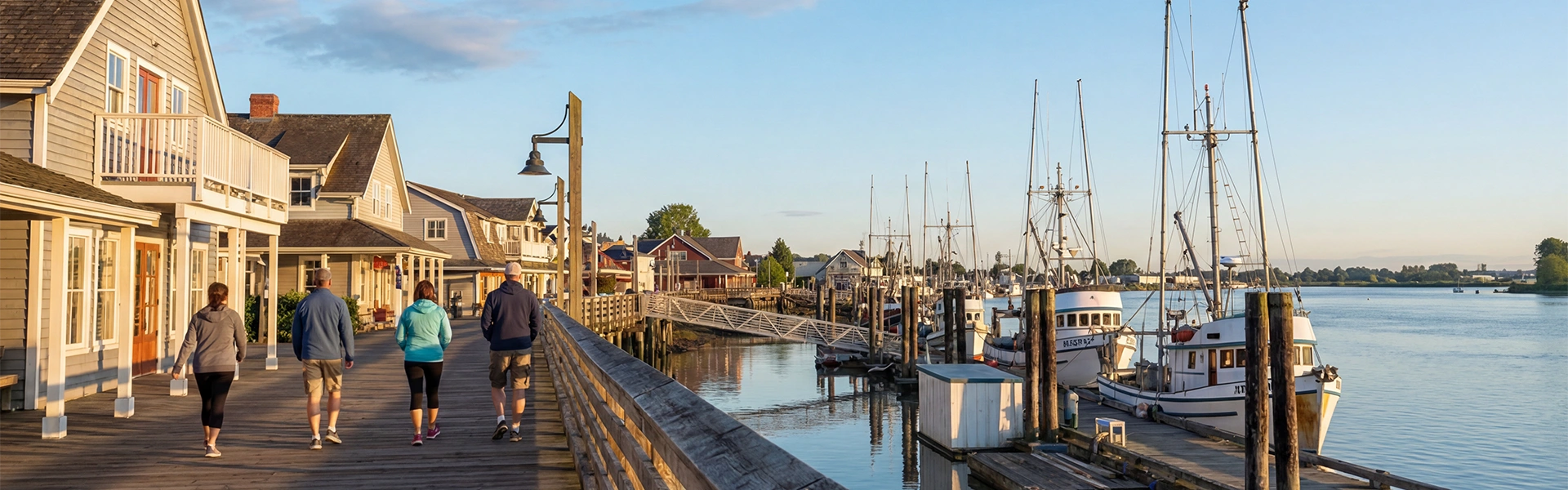 バンクーバーのマーケットとグルメの風景