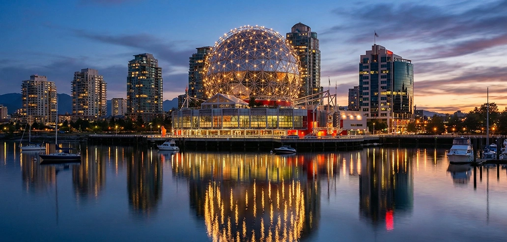 サイエンス ワールドのドーム型建物