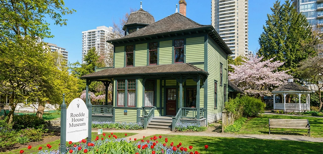 ローディ ハウス博物館のビクトリア様式の建物