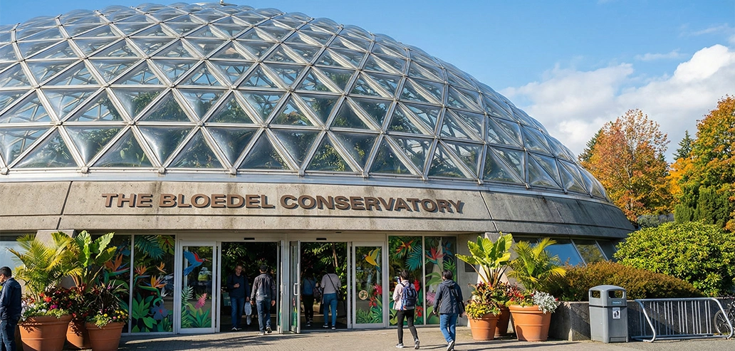 ブローデル温室の外観