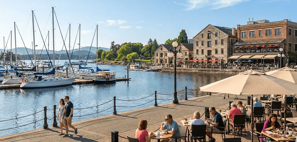 ビクトリアの街の雰囲気