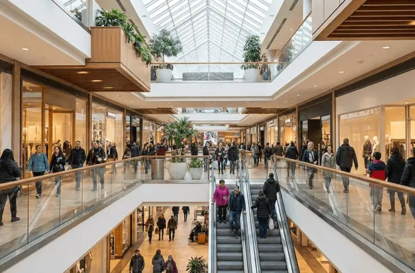 ショッピングモールの内観