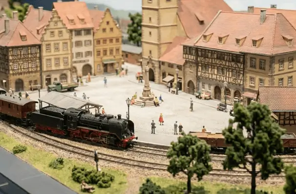 ミニチュアワールドの展示物