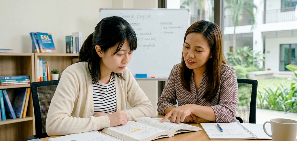 大学生のフィリピン留学の様子