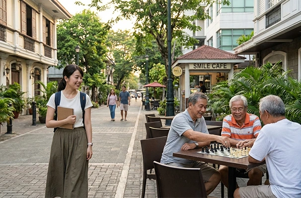 穏やかな街の雰囲気