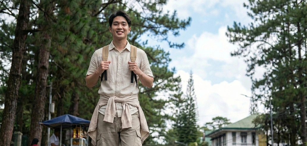 バギオの気候に適した服装例