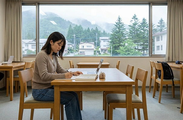 落ち着いた学習環境