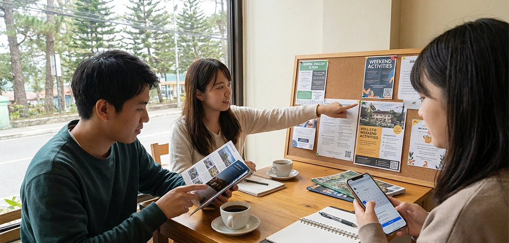 バギオのイベント情報掲示板とストリートマーケット