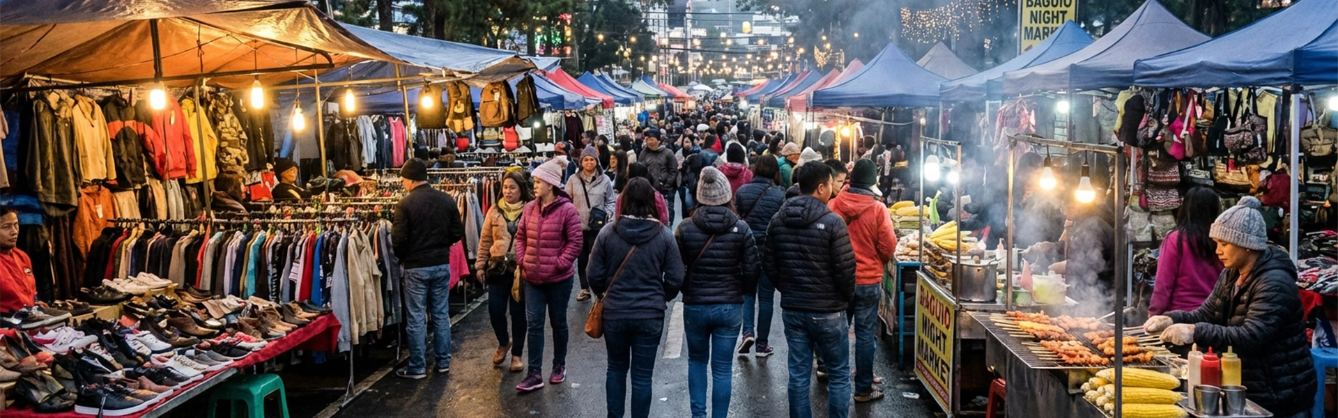 バギオの野外マーケット