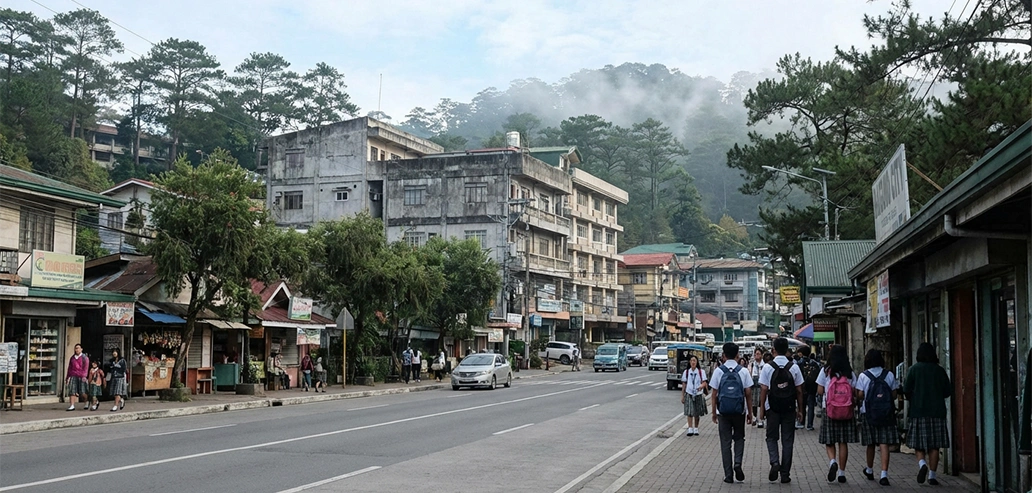 バギオの街の雰囲気
