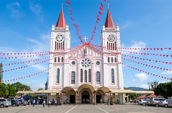 バギオの教会の外観