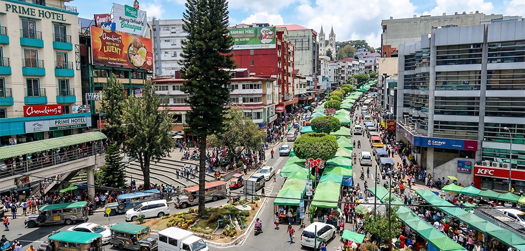 セッションロードの街並み