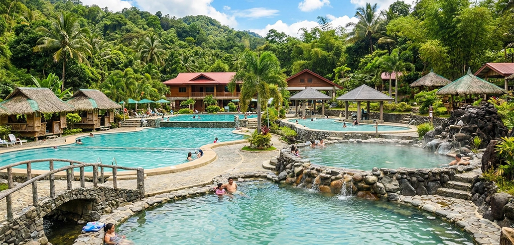 アシン温泉の風景