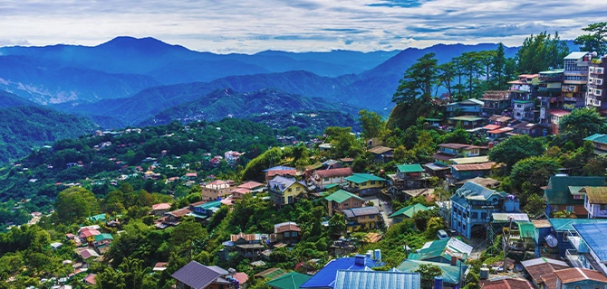 バギオの街並み