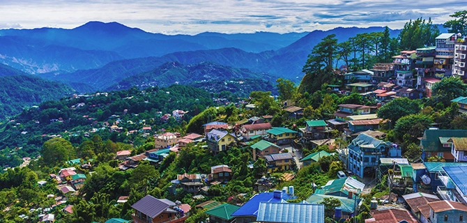 バギオの街並み