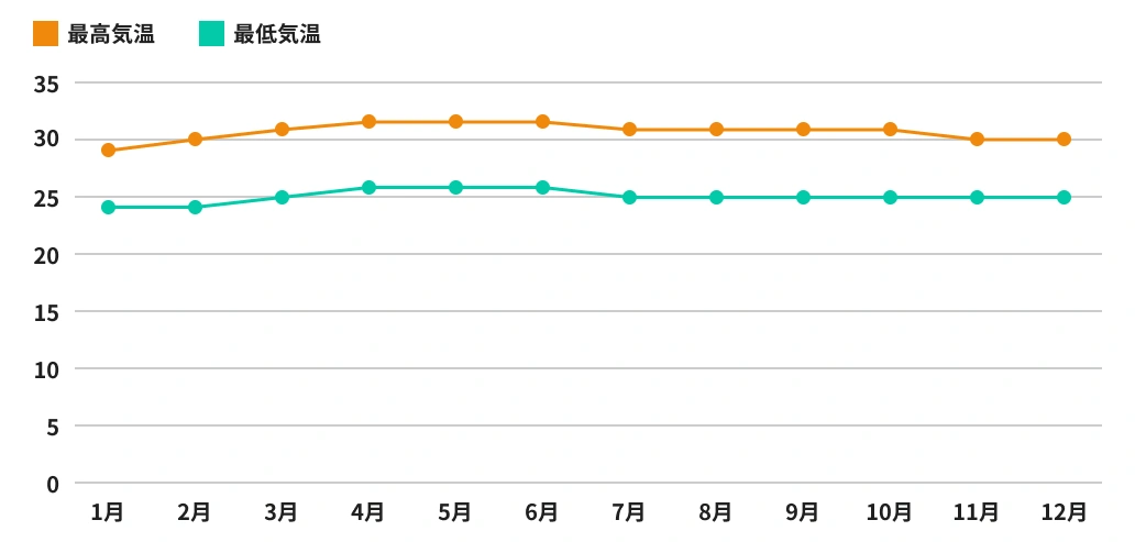 セブ島の海と街並みの空撮風景
