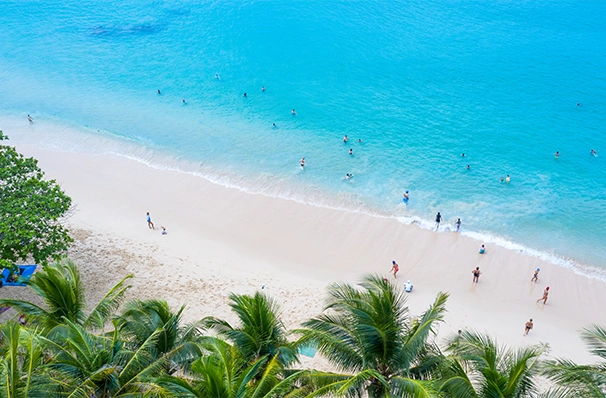 セブ島のビーチの風景