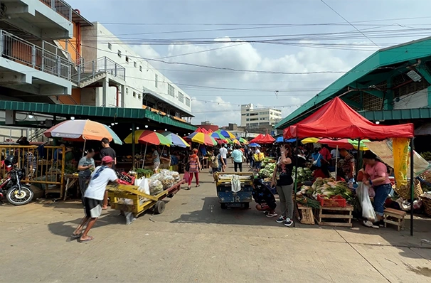 セブ島の市場の様子