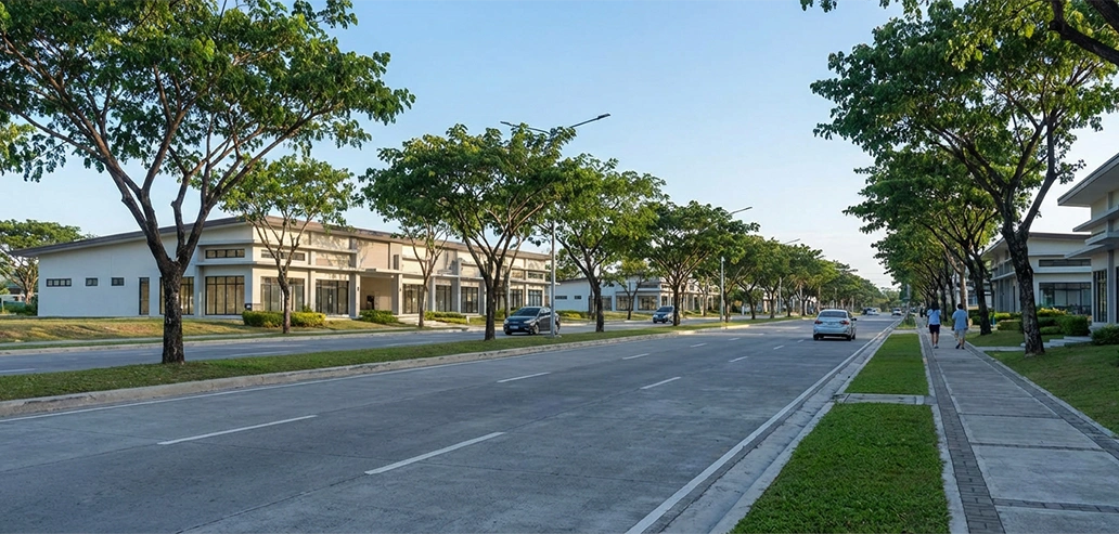 クラークの街並み