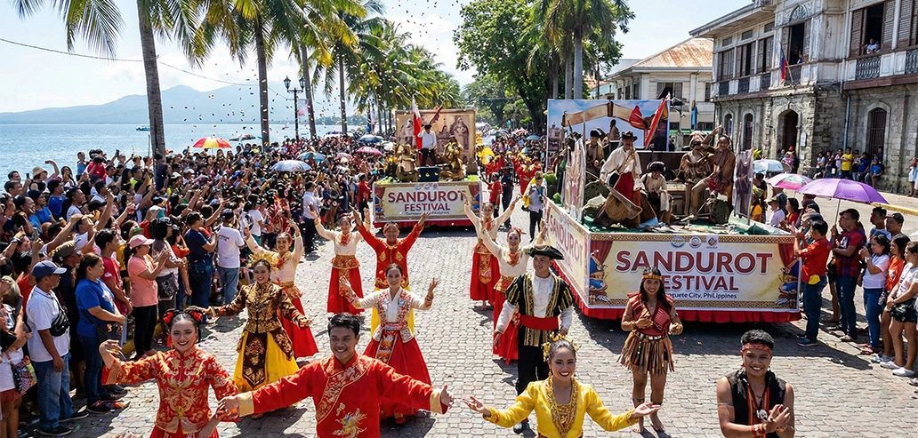 ドゥマゲテのイベントパレード