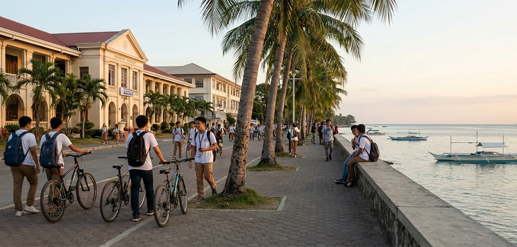 ドゥマゲテの街並み