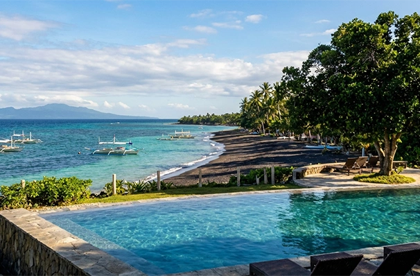 ドゥマゲテのビーチ