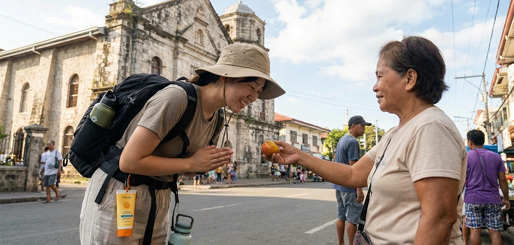 ドゥマゲテの観光地の景観